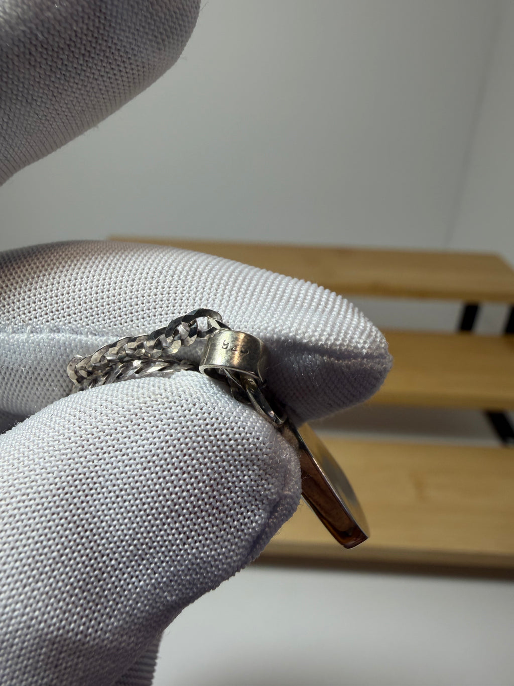 Colgante de ópalo Boulder en plata 925 hecho artesanalmente